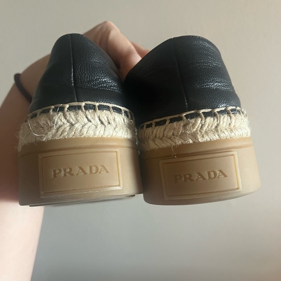 Black Prada Mary Janes Espadrilles platform - Picture 7 of 10